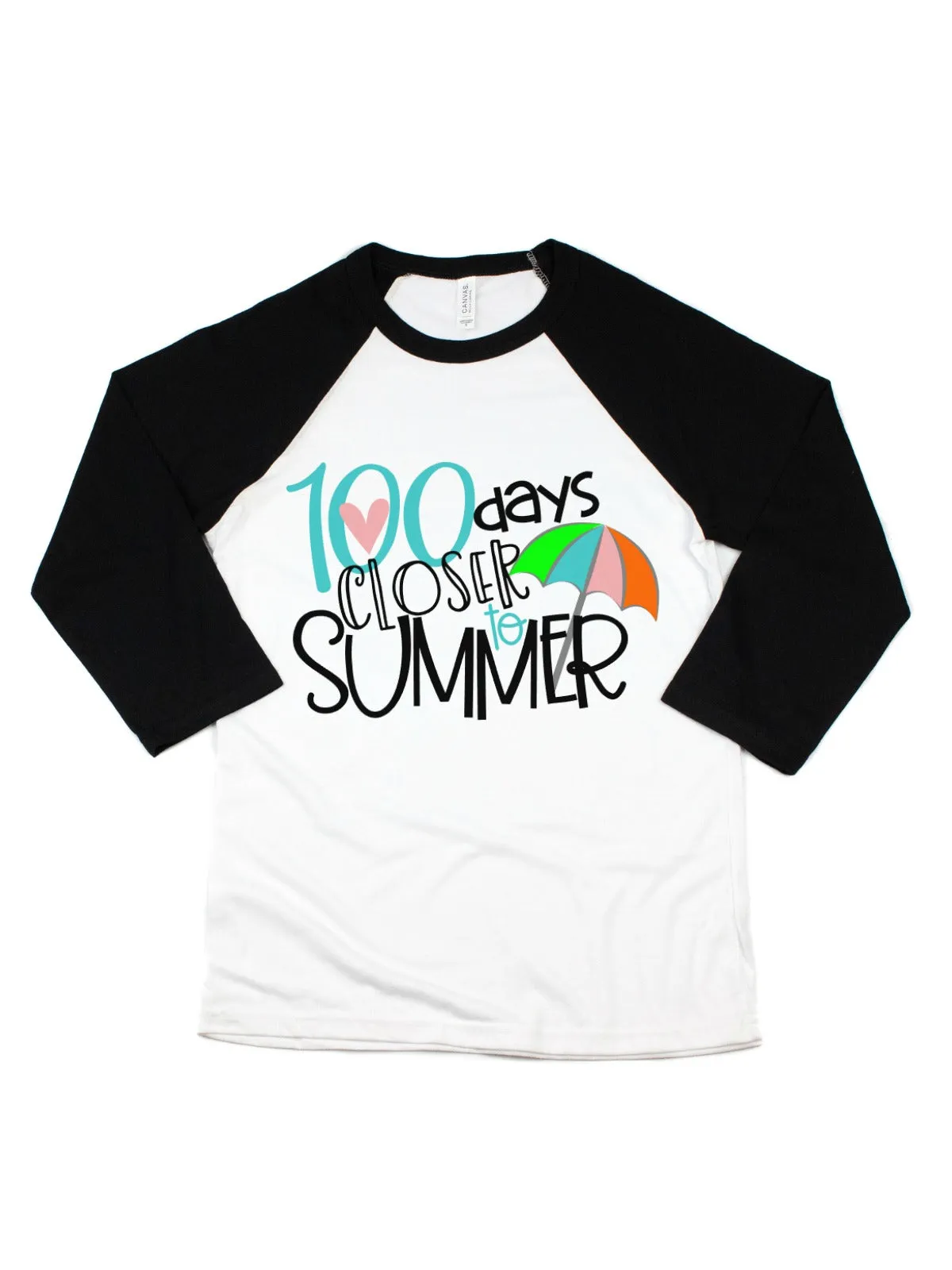 100 Days Closer to Summer Raglan Tee