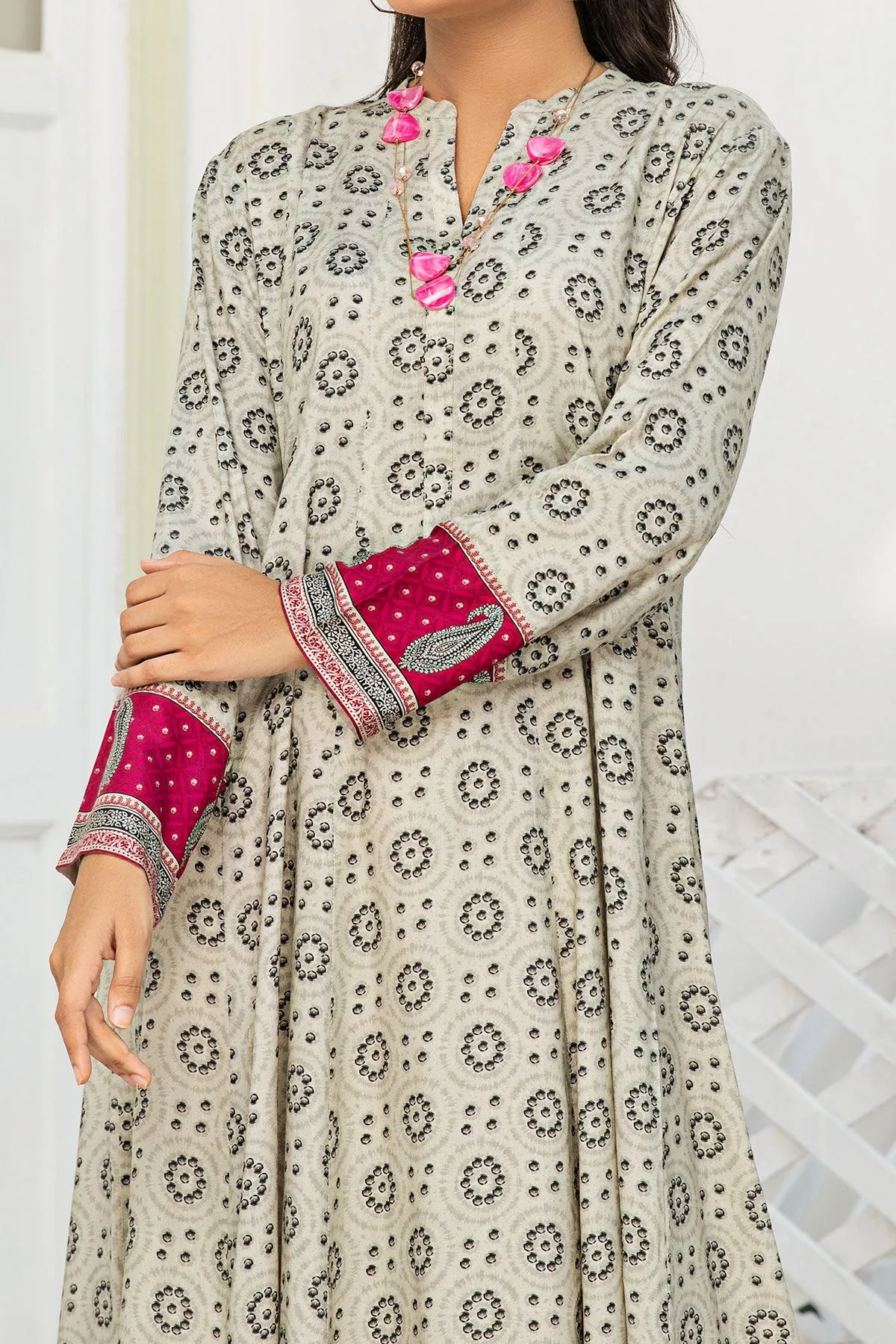 1PIECE DIGITAL PRINT LINEN KURTA  | DPLK-56