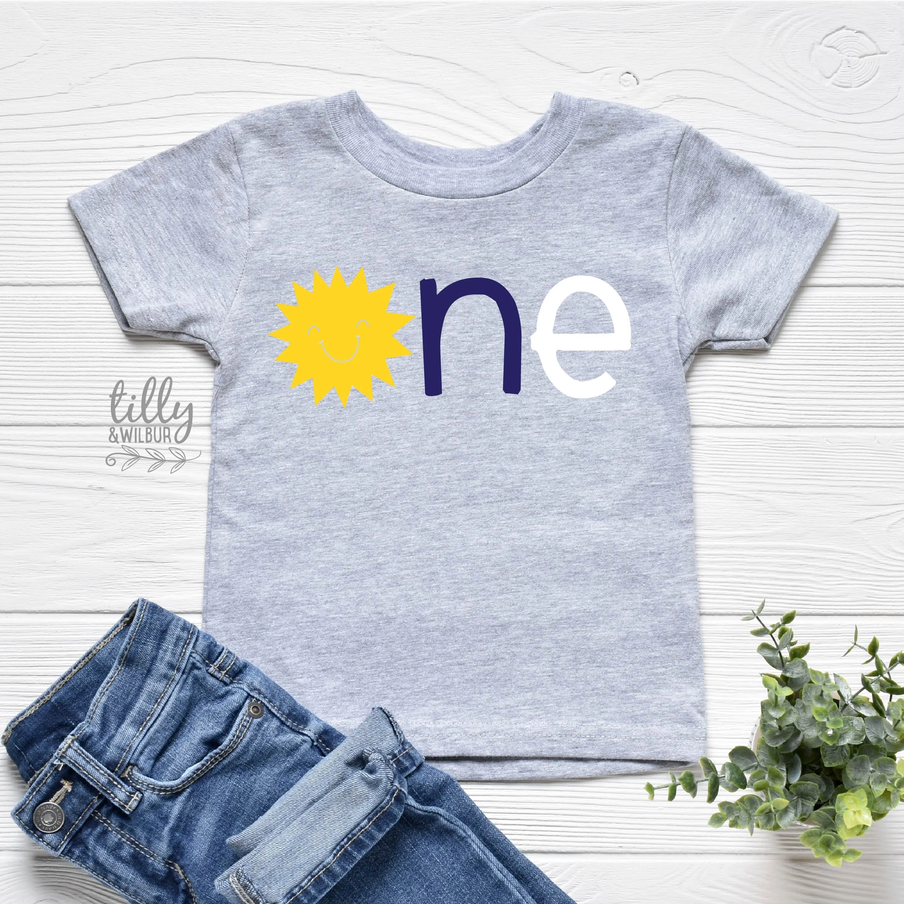 1st Birthday T-Shirt, One Birthday Shirt, First Birthday Tee For Boys, 1st Birthday Outfit, Birthday Boy, Sunshine One T-Shirt, Birthday Boy