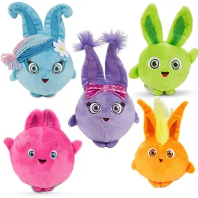 5PCS Soft Stuffed Animals Sunny Bunnies plush toys Kids Happy Rabbit Sleeping Cartoon toy For Baby Girls Children Birthday Gifts