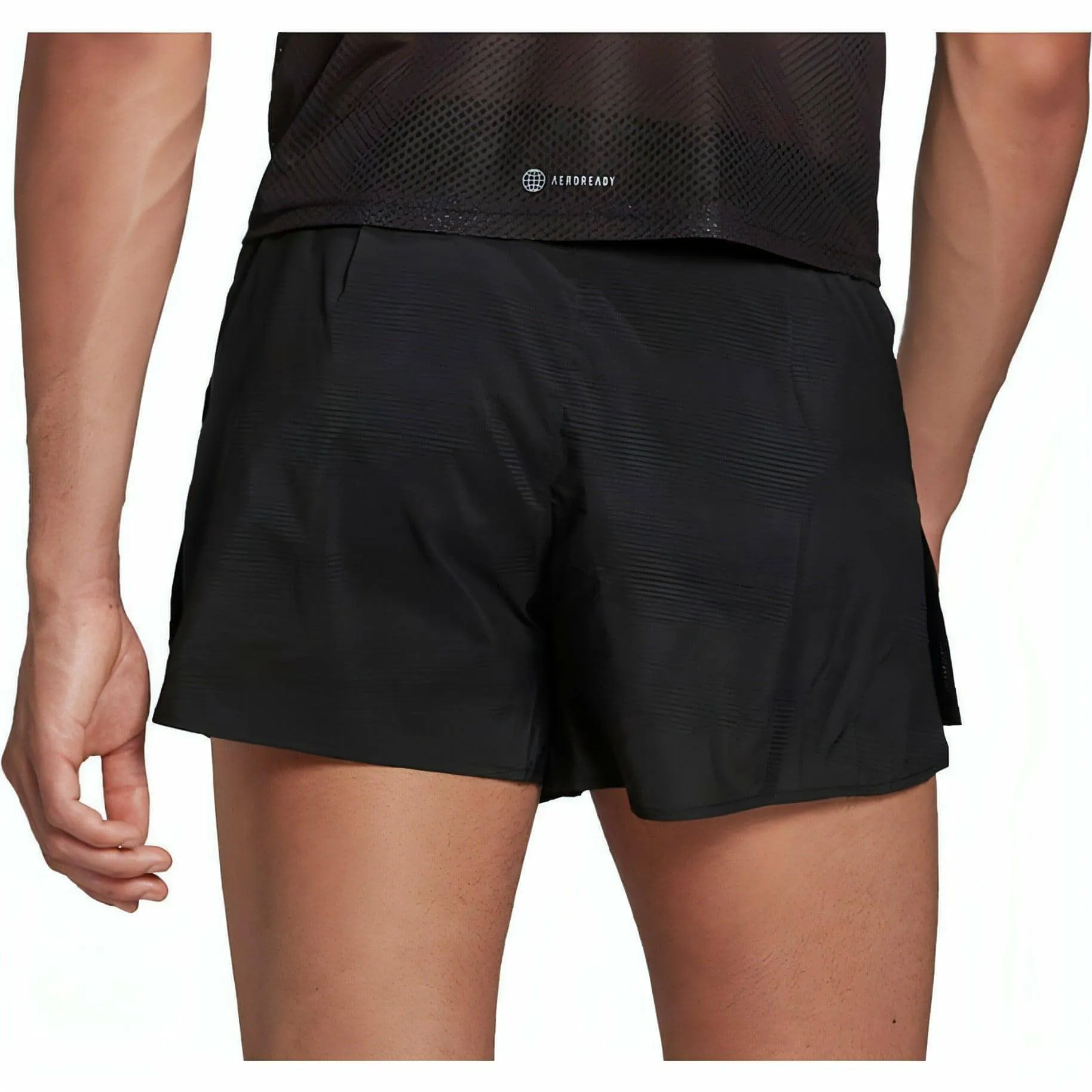 adidas Adizero Split Mens Running Shorts - Black