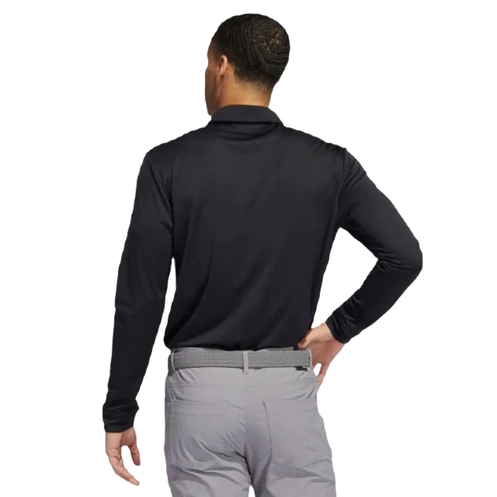 Adidas Long Sleeve Polo Shirt - Black