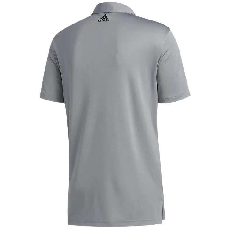 Adidas Poloshirt 3-Stripes Basic Heren Grijs Zwart