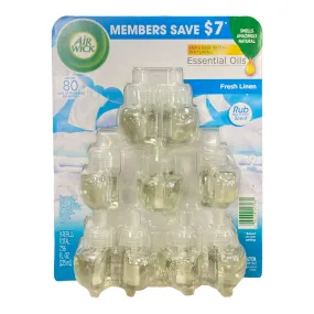 Air Wick Scented Oil Air Freshener Refills, 9 ct. - Fresh Linen