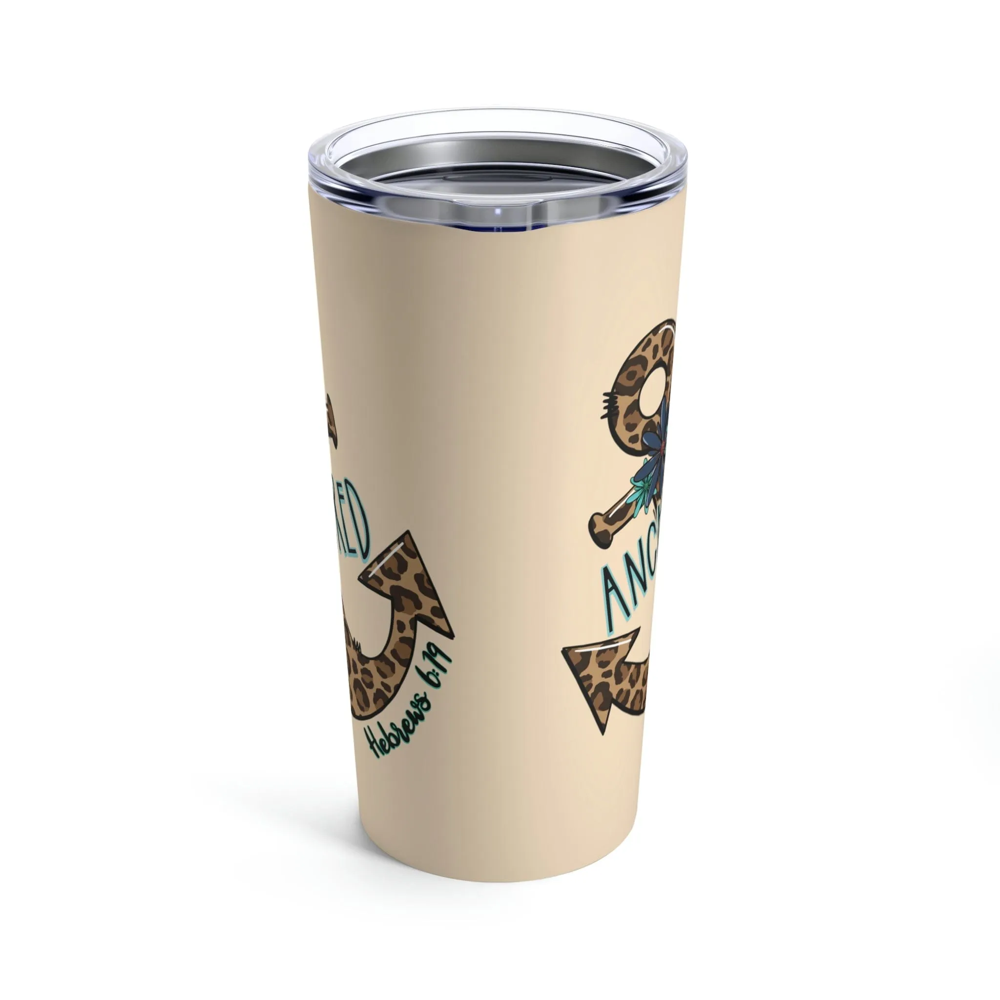 Anchored Leopard Tumbler 20oz