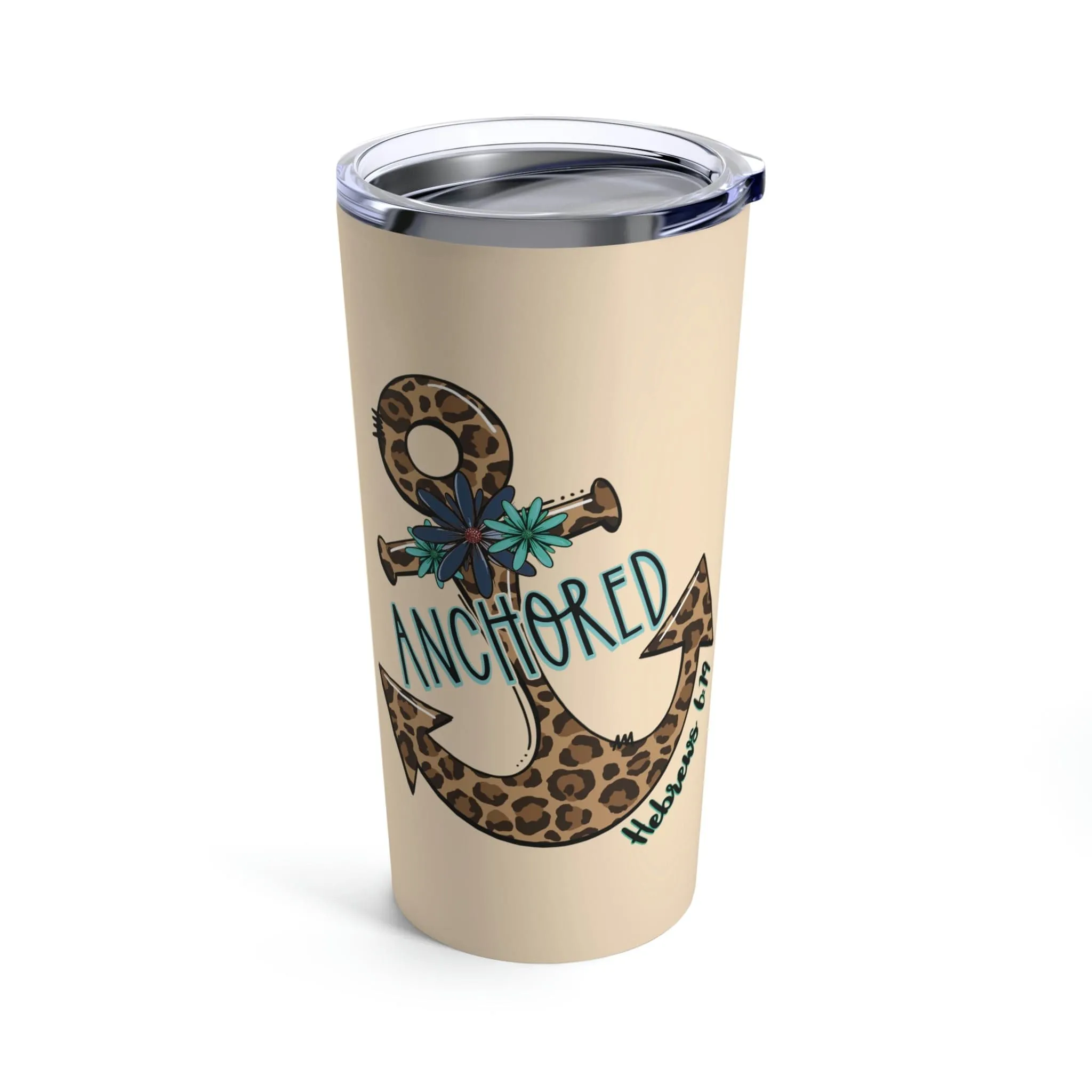 Anchored Leopard Tumbler 20oz