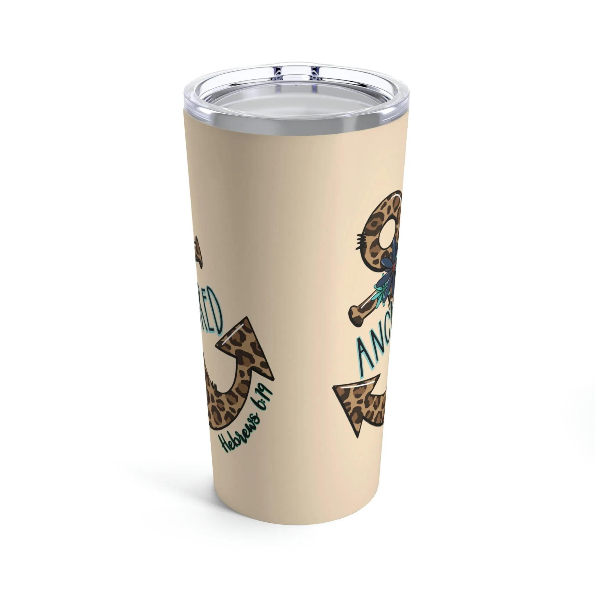 Anchored Leopard Tumbler 20oz