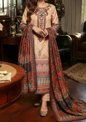 Asim Jofa Asra Pakistani Dress With Winter Shawl