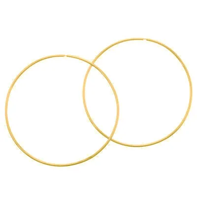 Basic Hoop Earrings - Gold