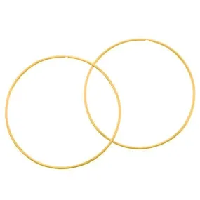 Basic Hoop Earrings - Gold