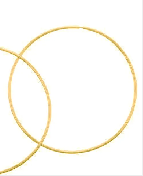 Basic Hoop Earrings - Gold