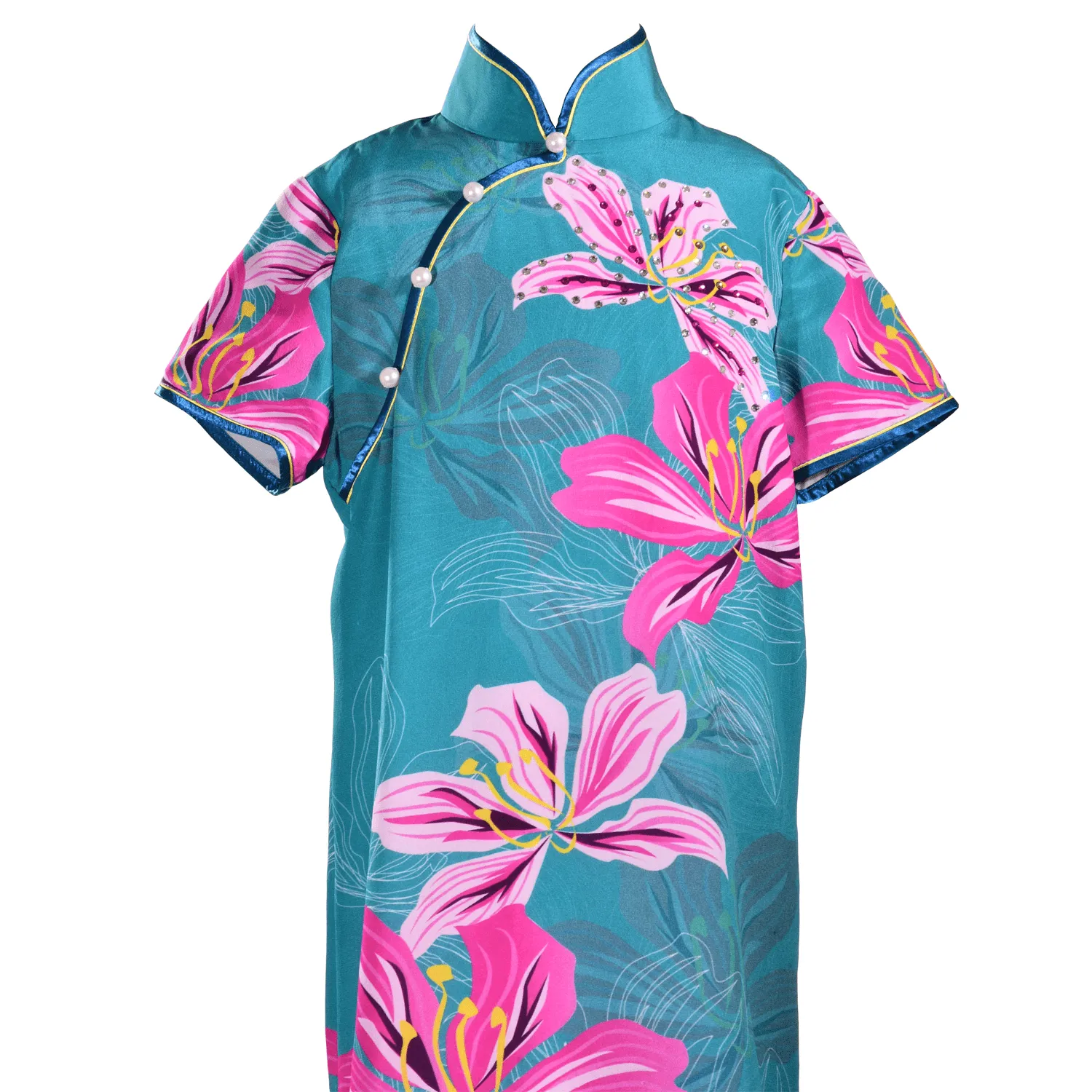 【BAUHINIA】100% Silk Cheongsam -Junior