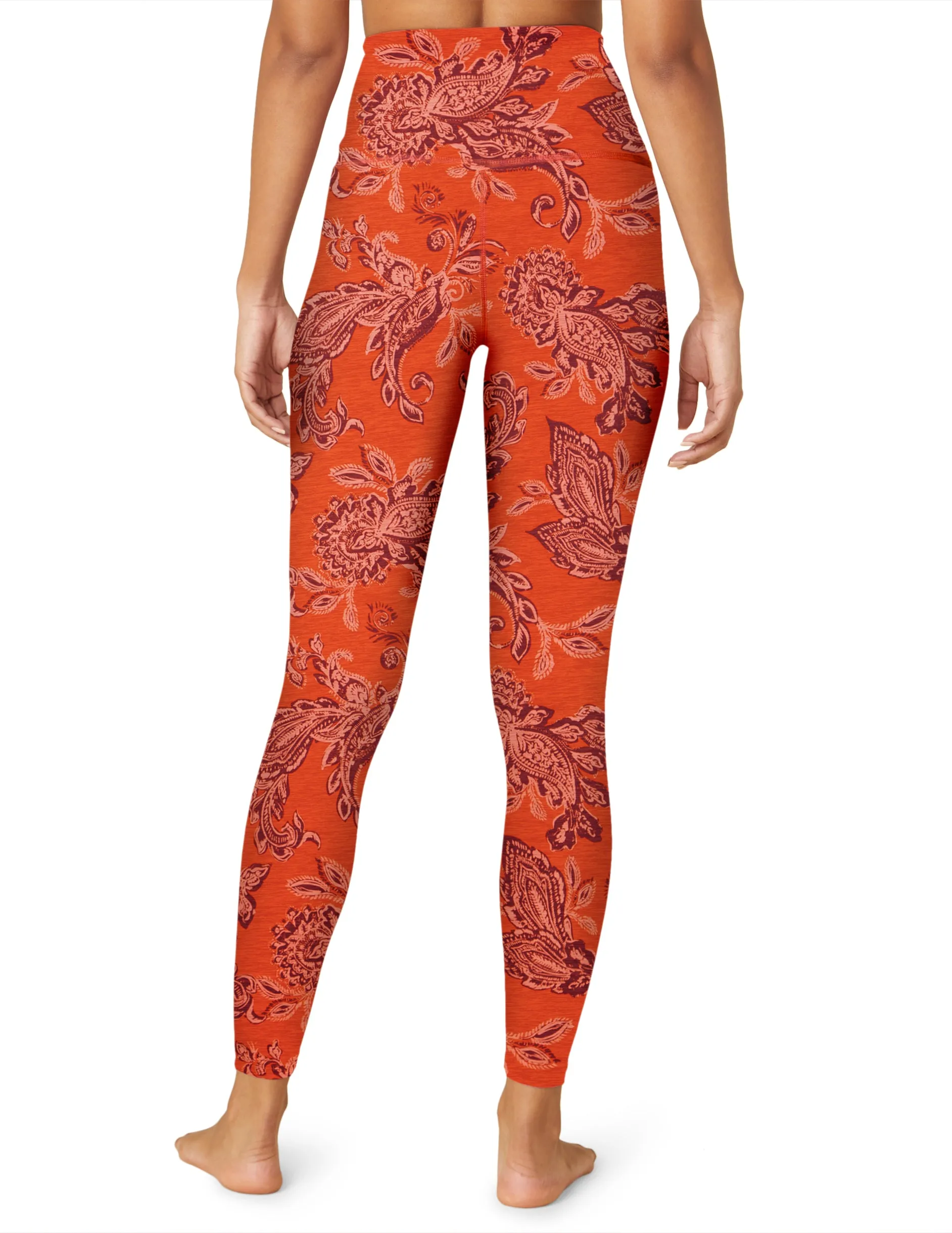 Beyond Yoga Chai Paprika Paisley SoftMark High Waisted Midi