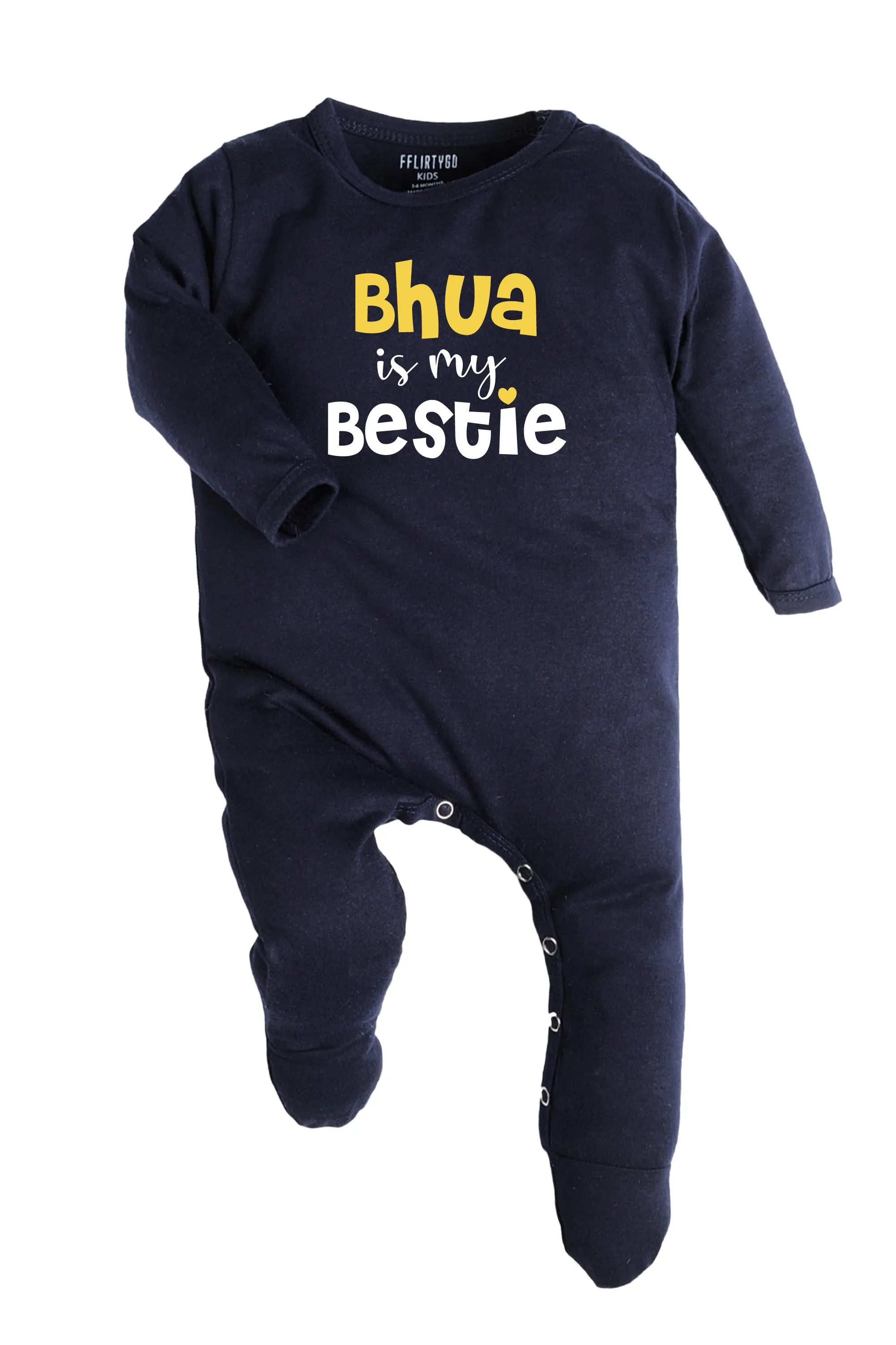 Bhua Is My Bestie Baby Romper | Onesies