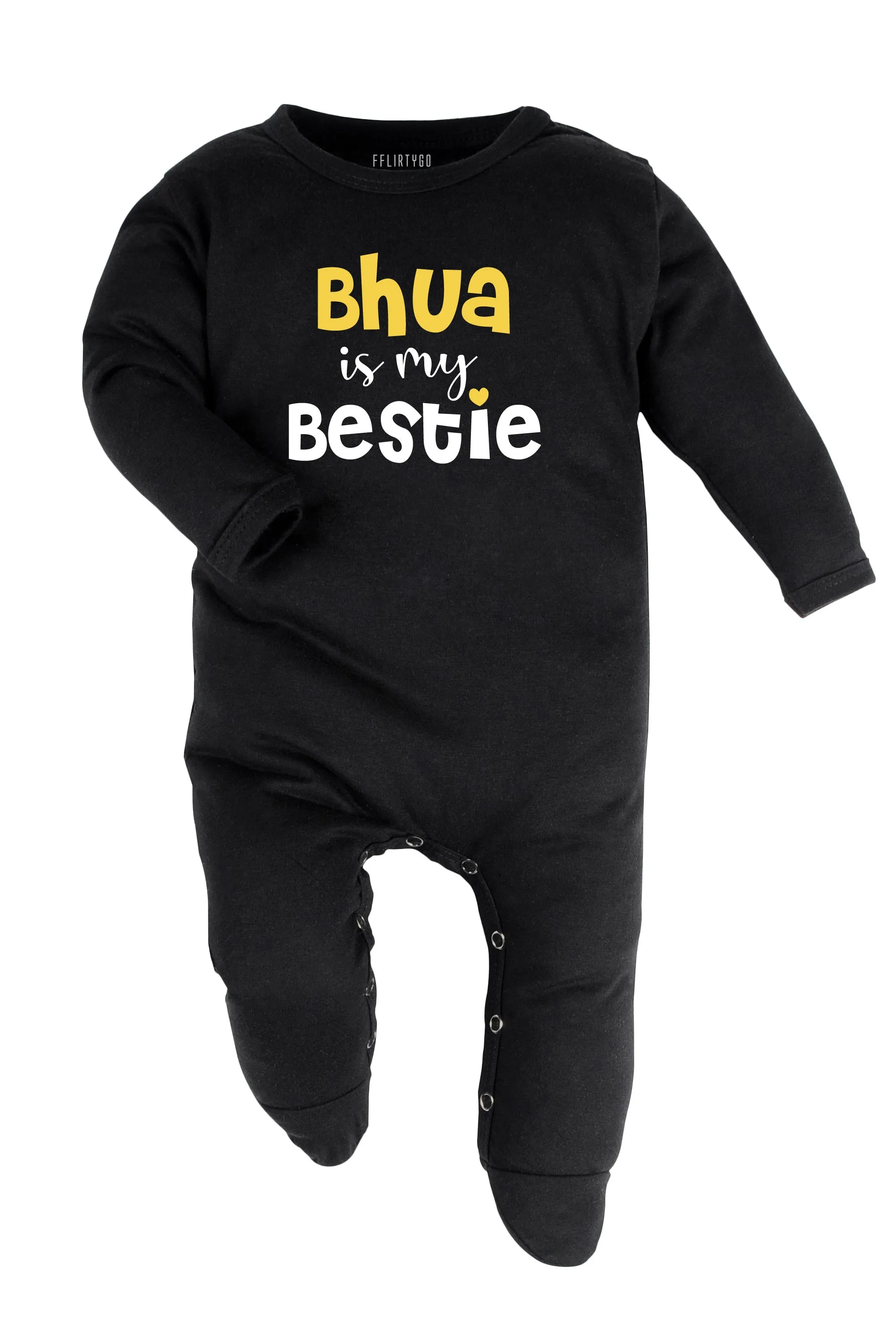 Bhua Is My Bestie Baby Romper | Onesies