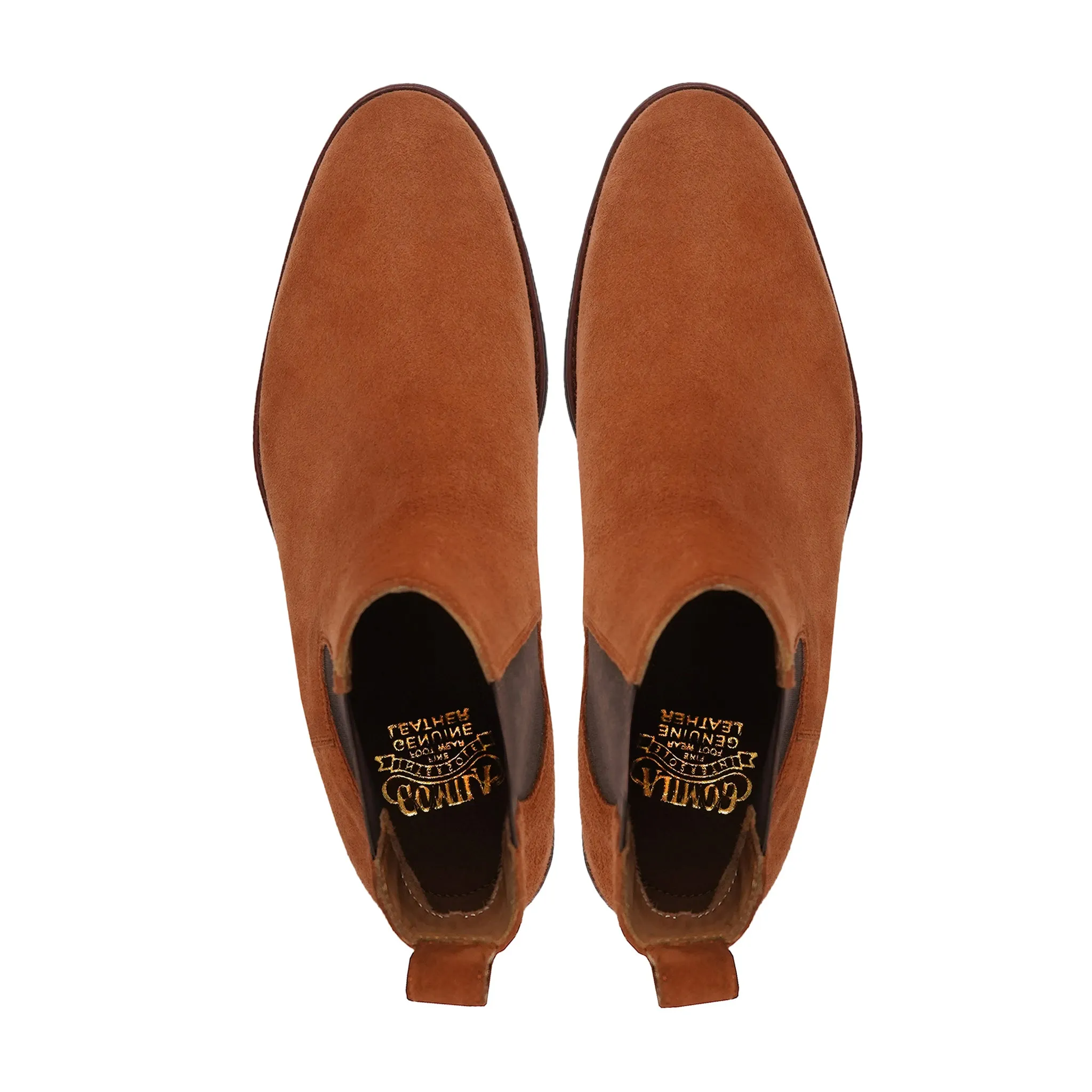 BOCHUM - ORANGE TAN KID SUEDE CHELSEA