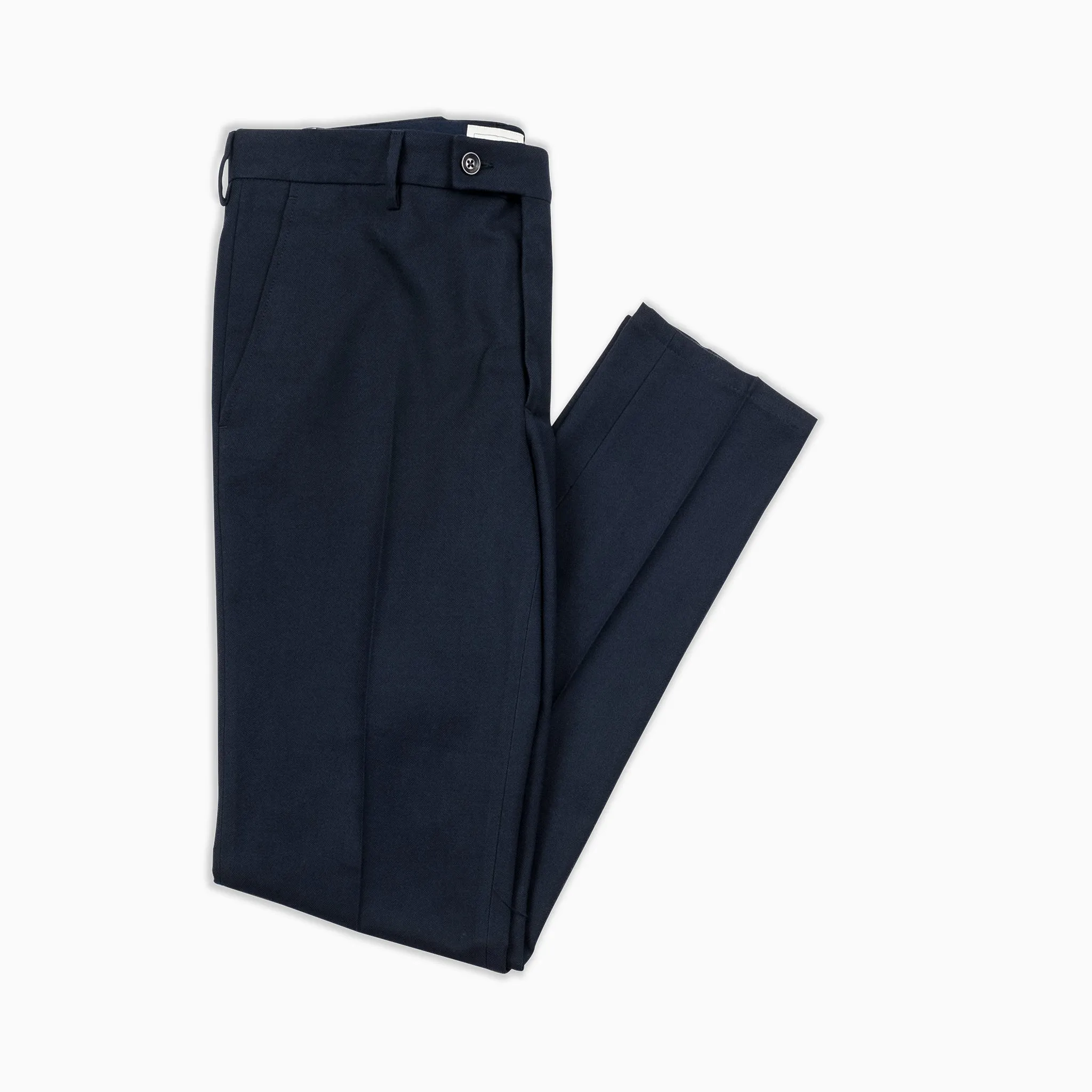 Boris Chino Pants Soft Cotton Panama (dark blue)