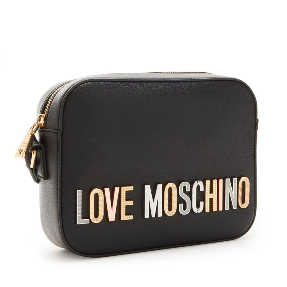 Borsa Donna a Tracolla LOVE MOSCHINO linea Bold Love Lettering colore Nero