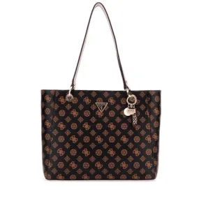 Borsa Donna Shopper a Spalla GUESS Linea Noelle colore Mocha Logo