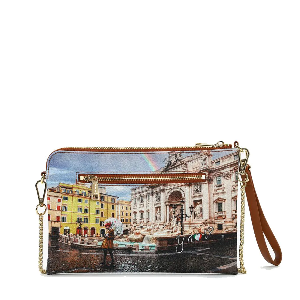 Borsa Donna Y NOT Pochette con Tracolla YES-303 Rainbow Rome