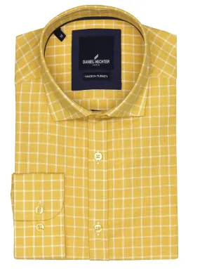 Brooke Yellow Checked Shirt