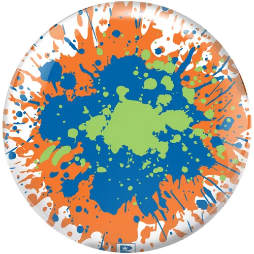 Brunswick Paint Splatter Viz-A-Ball Bowling Ball