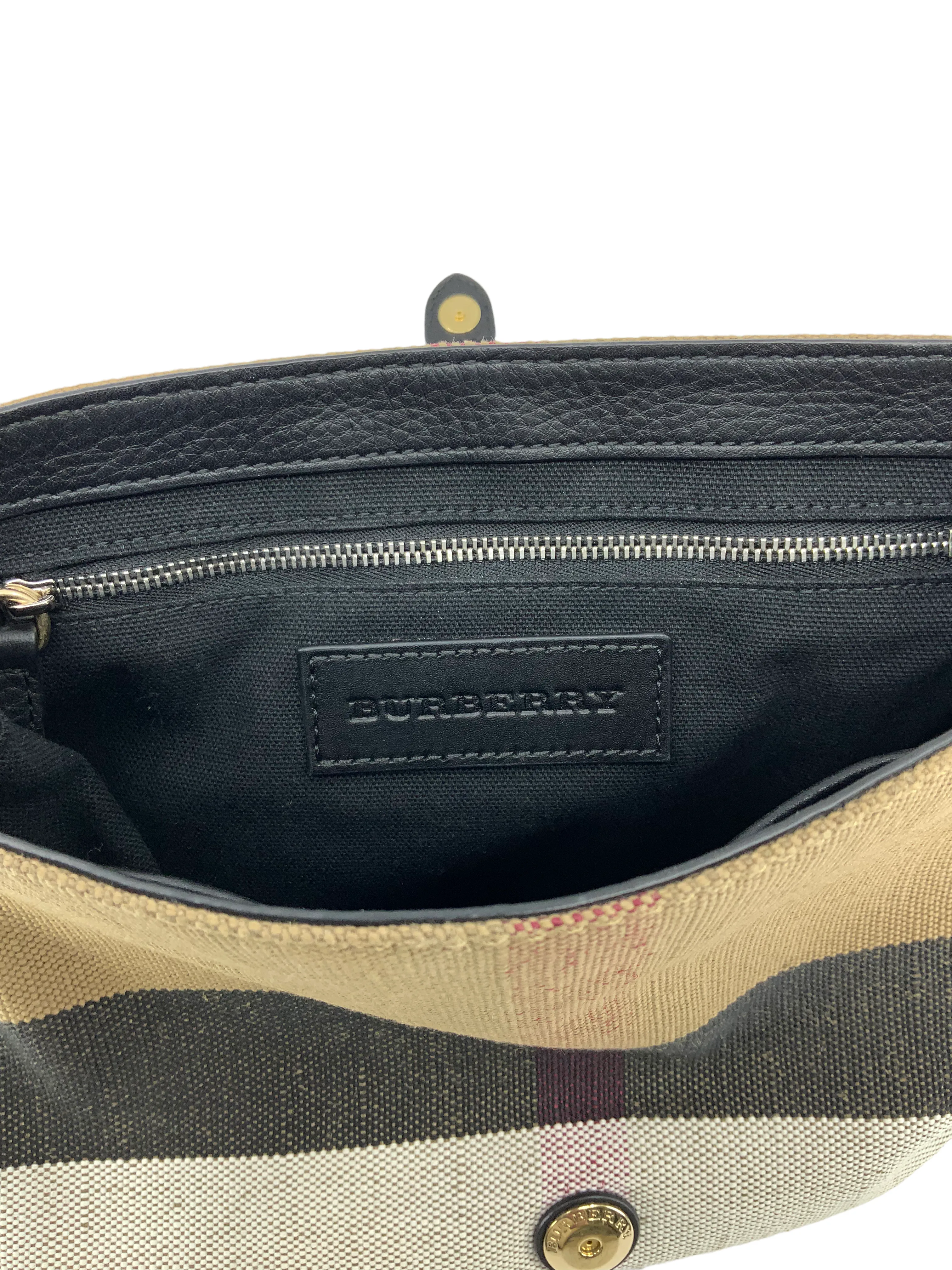 Burberry Gowan Canvas and Leather Crossbody