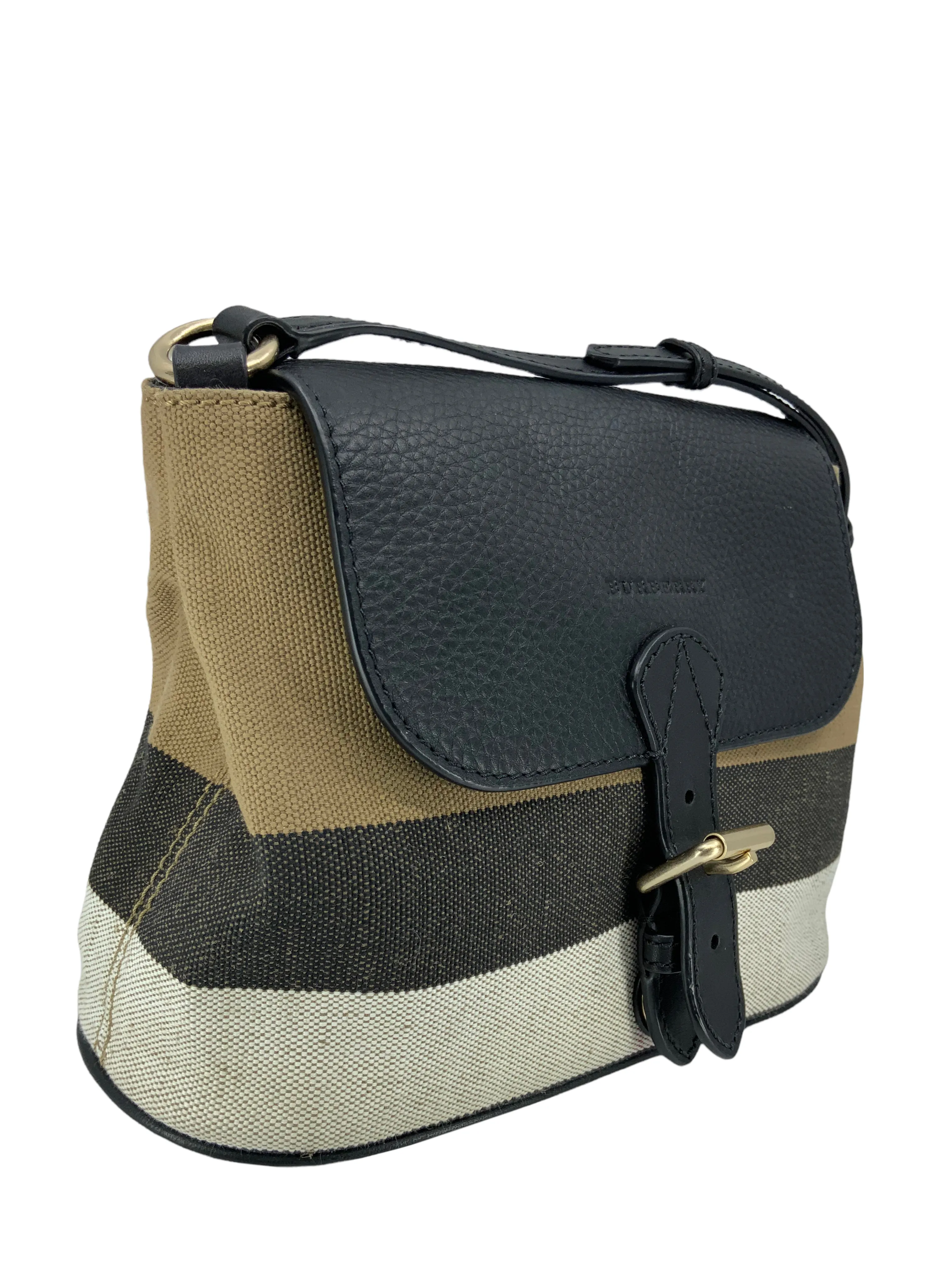 Burberry Gowan Canvas and Leather Crossbody