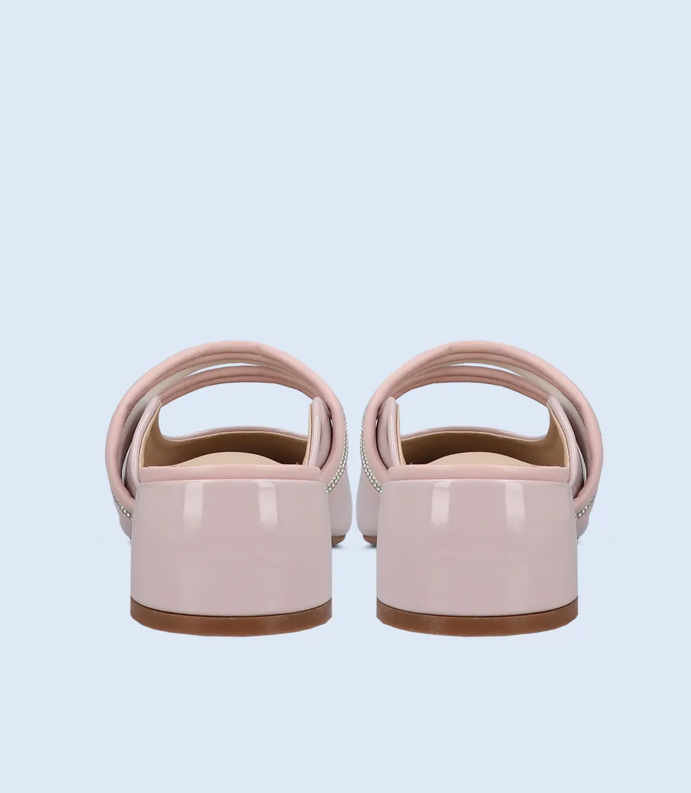 BW8167-TEA PINK-Women Casual Mules