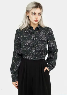 Cailleach Button Up Crop Shirt