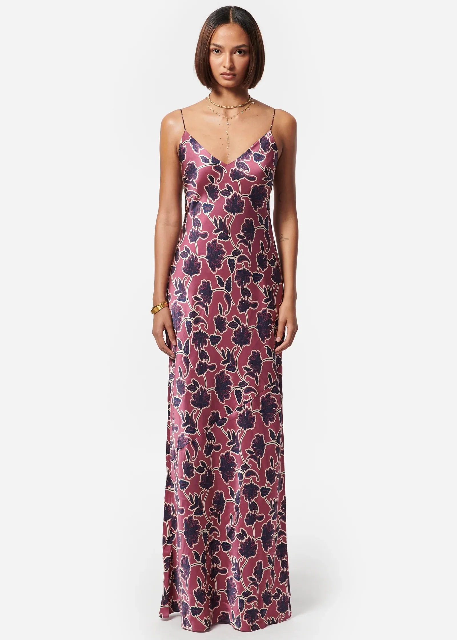 CAMI NYC Raven Gown BAROQUE PAISLEY