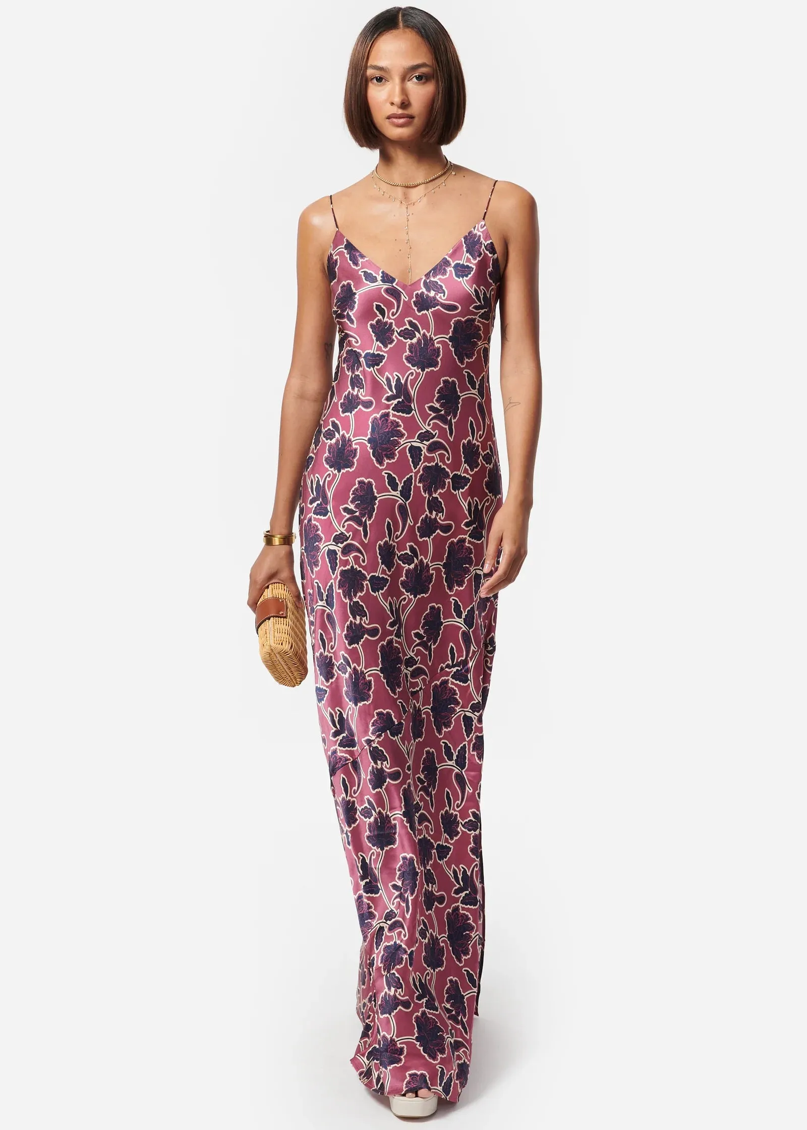 CAMI NYC Raven Gown BAROQUE PAISLEY