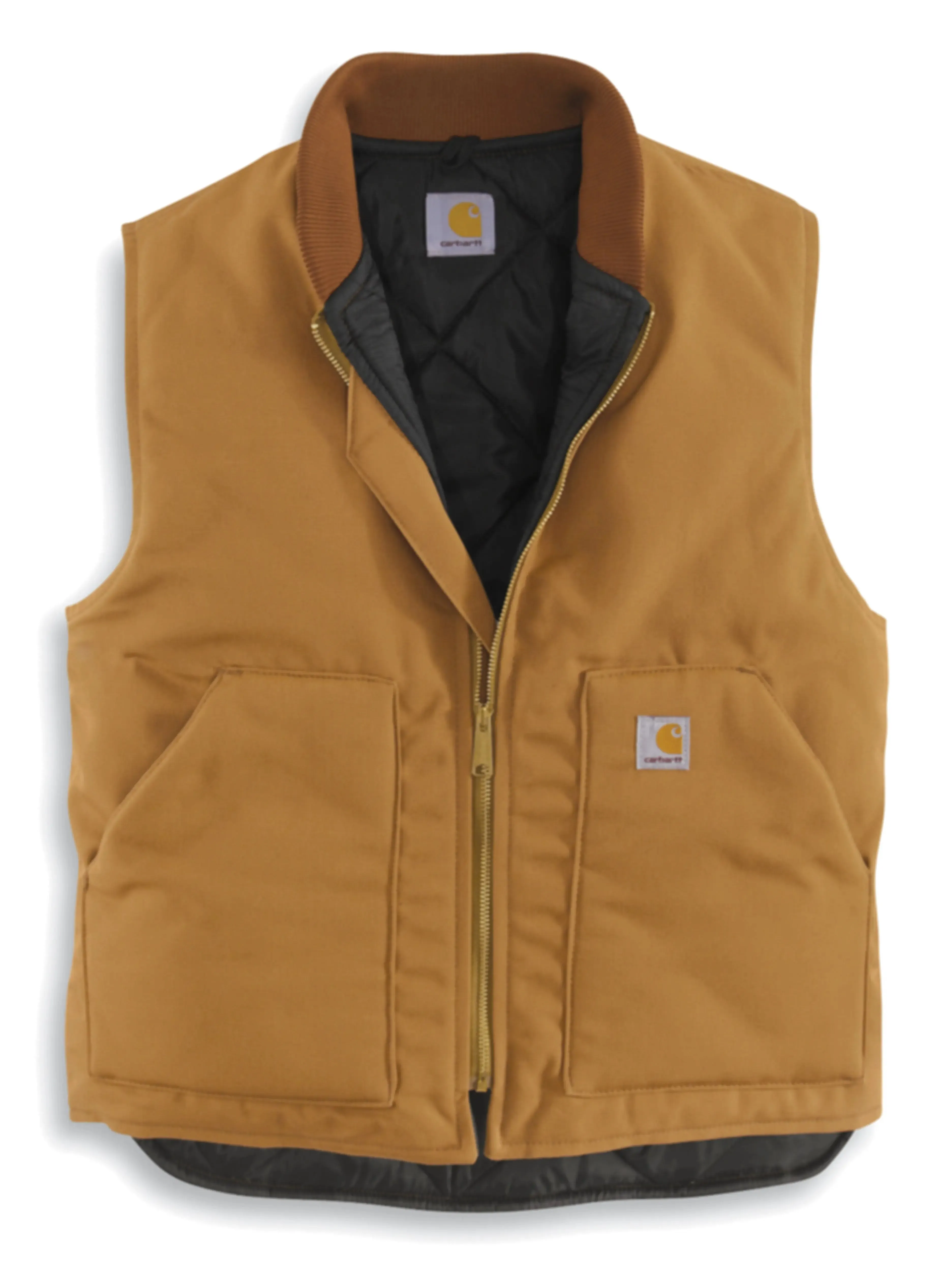 Carhartt Quilt Lined Arctic Vest Brown