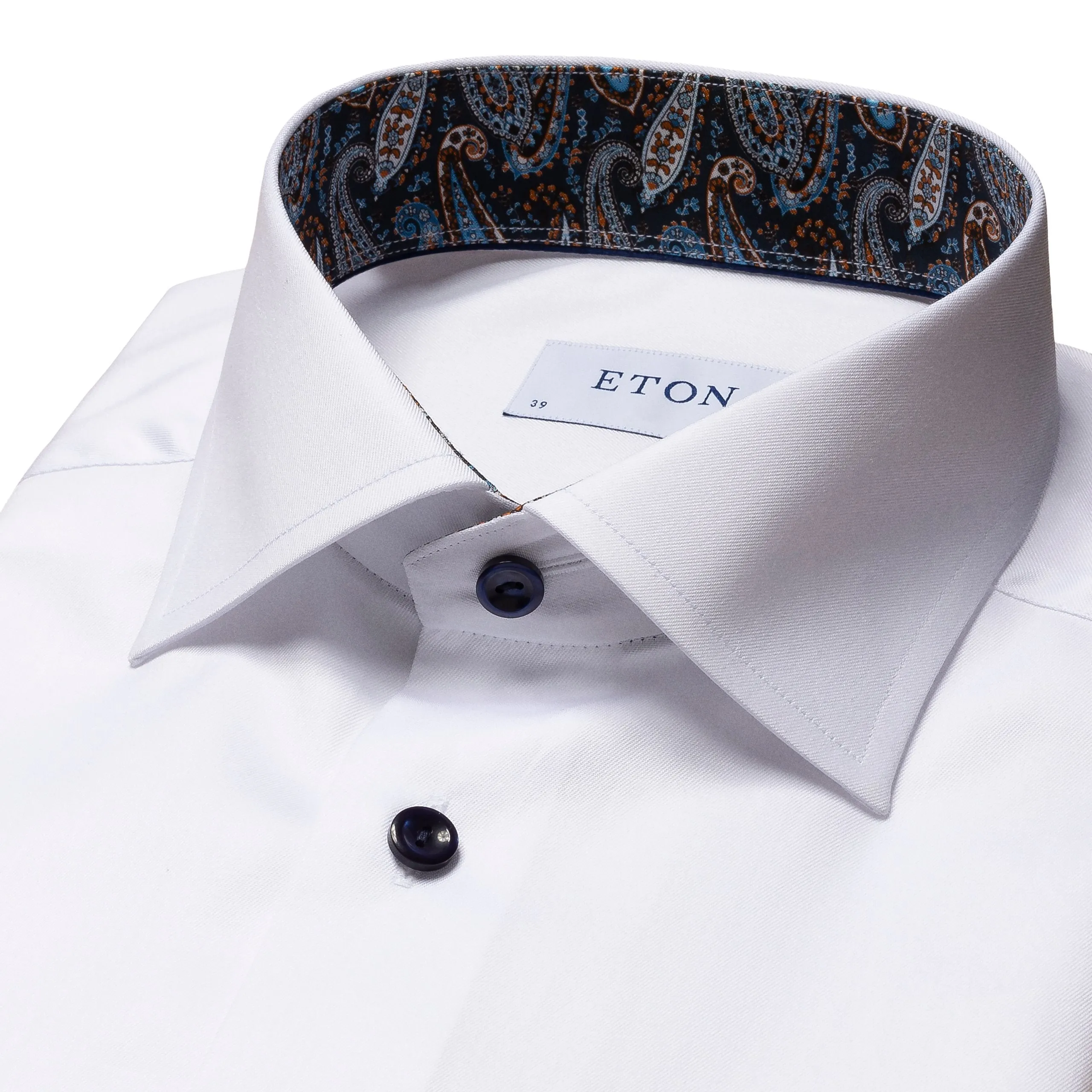 Contemporary Fit - Paisley Contrast Details Shirt