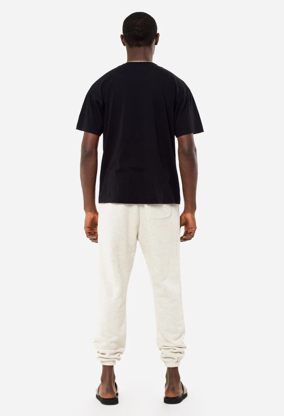 Cotton Cashmere Crew / Black