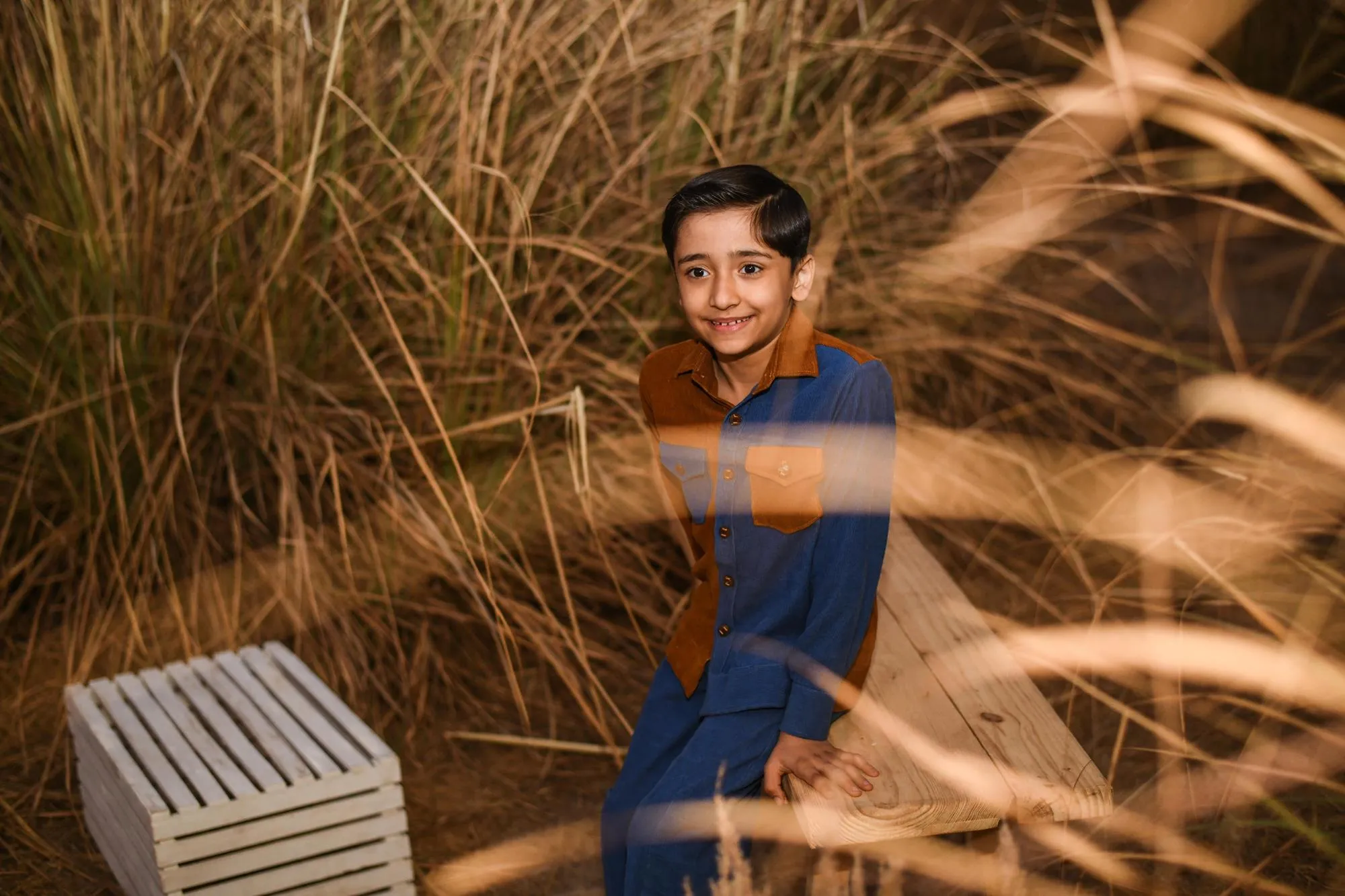 Counter Chunk- Organic Cotton Corduroy Coordinate Shirt and Trouser for Boys