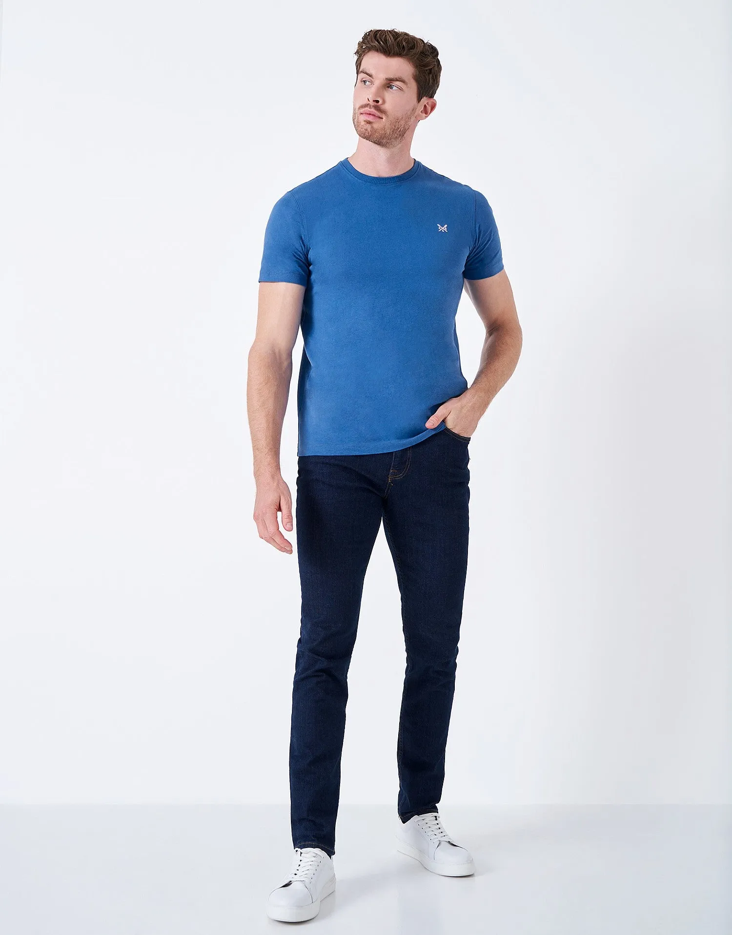 Crew Clothing Mens Crew Neck T-Shirt 'Classic Tee' - Short Sleeved