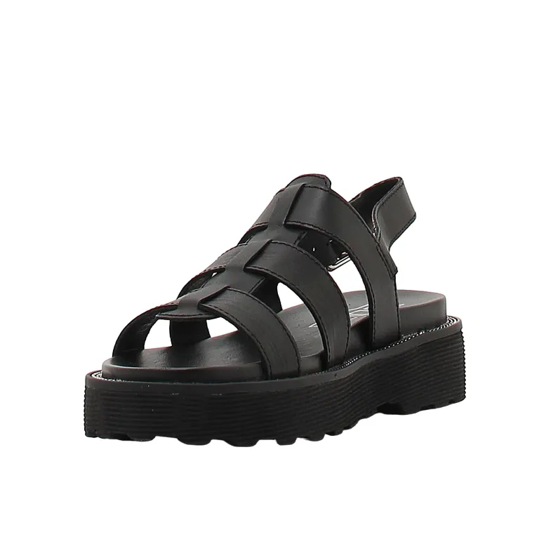 Cult Ziggy 3137 black leather women's sandal