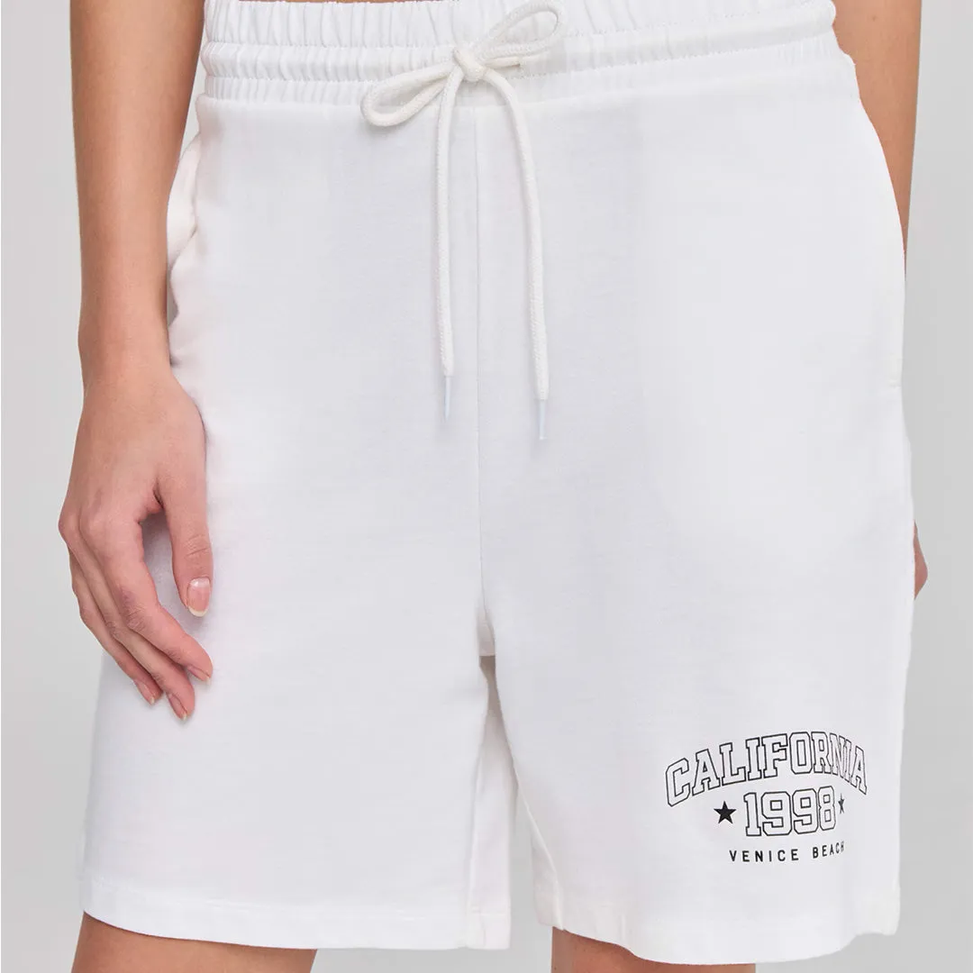 Drawstring Closure Bermuda Shorts