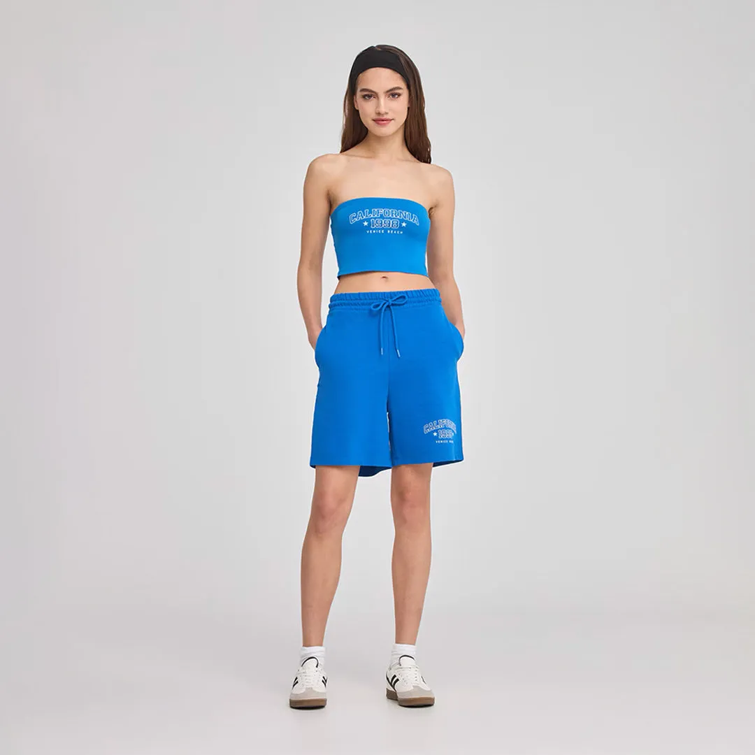 Drawstring Closure Bermuda Shorts