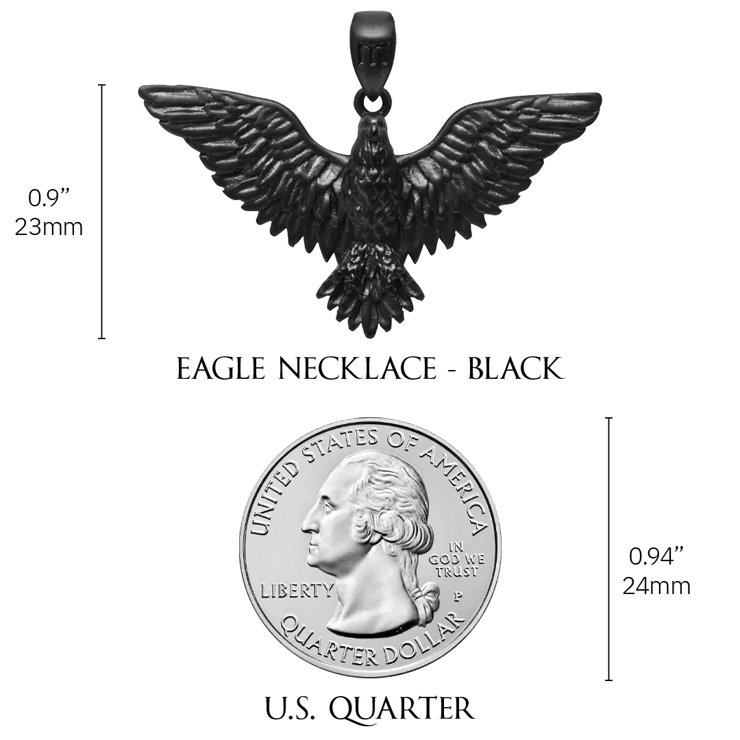 Eagle Pendant - Black