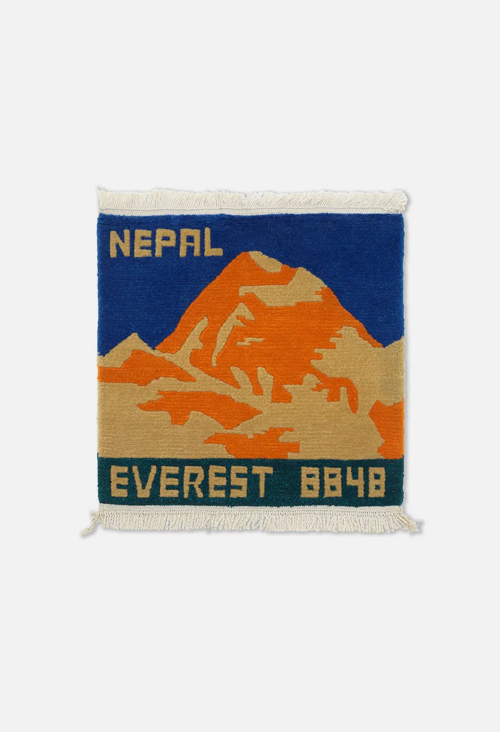 Everest Wool Rug / Royal x Orange