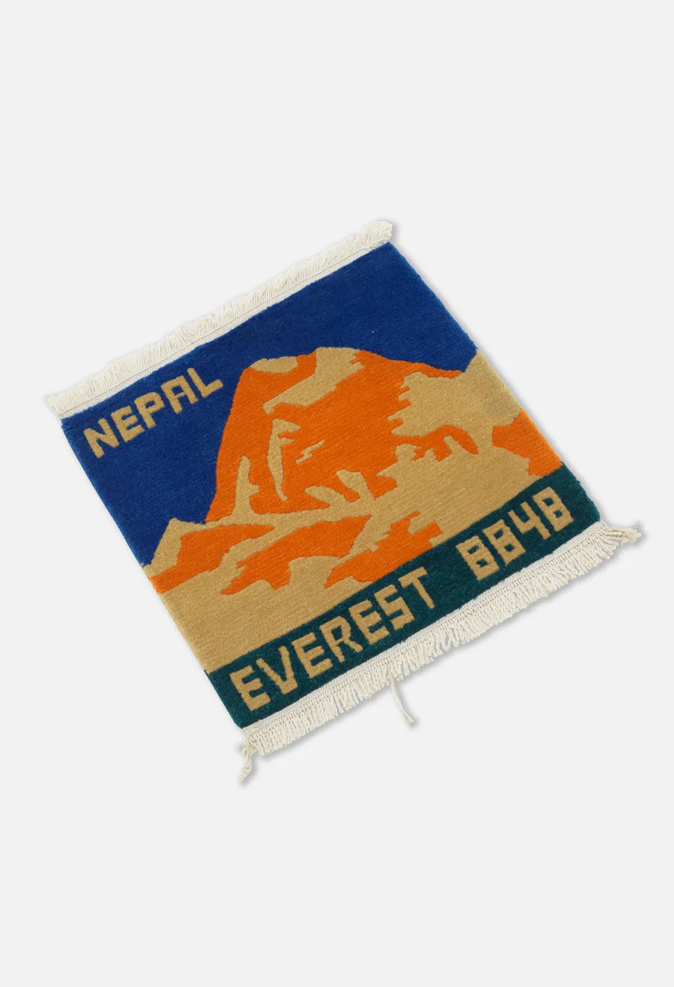 Everest Wool Rug / Royal x Orange