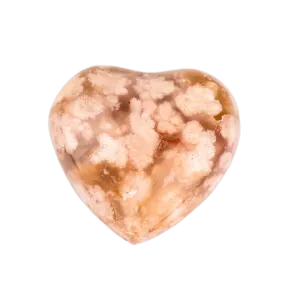 Flower Agate Heart