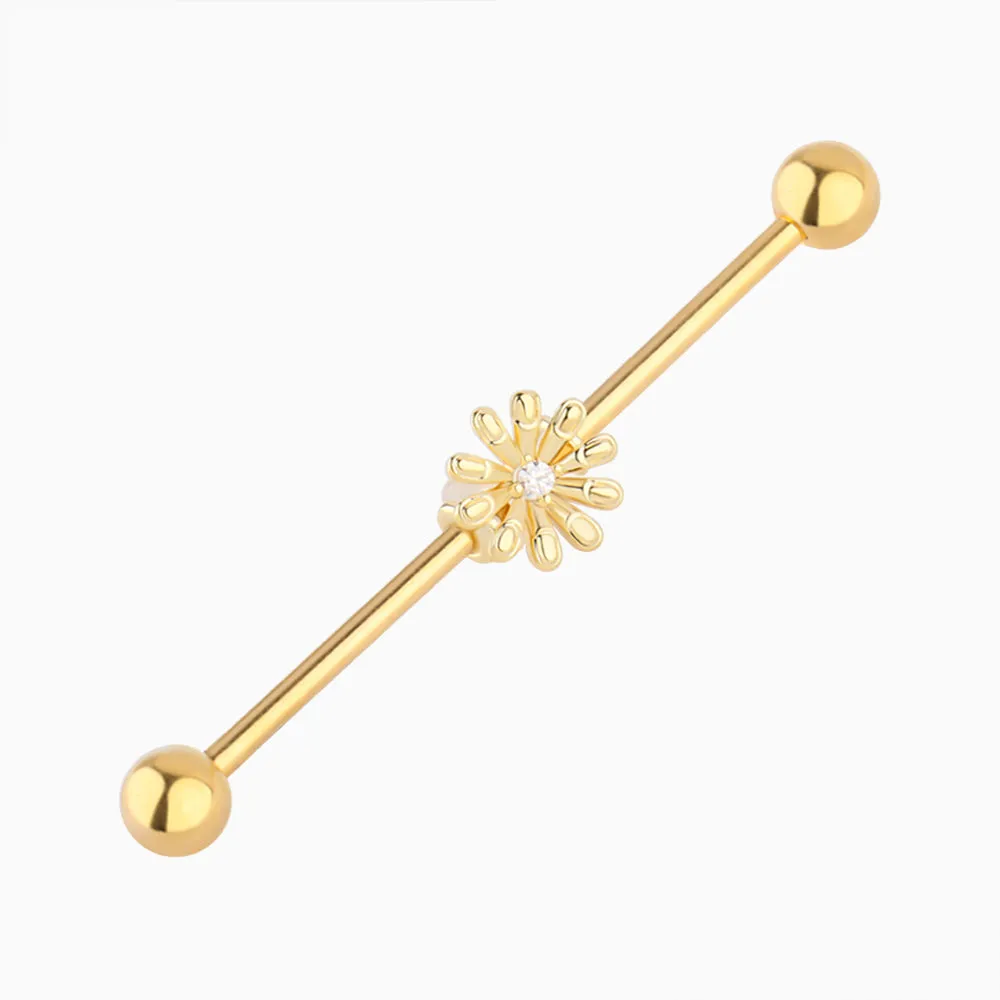 Flower Industrial Barbell