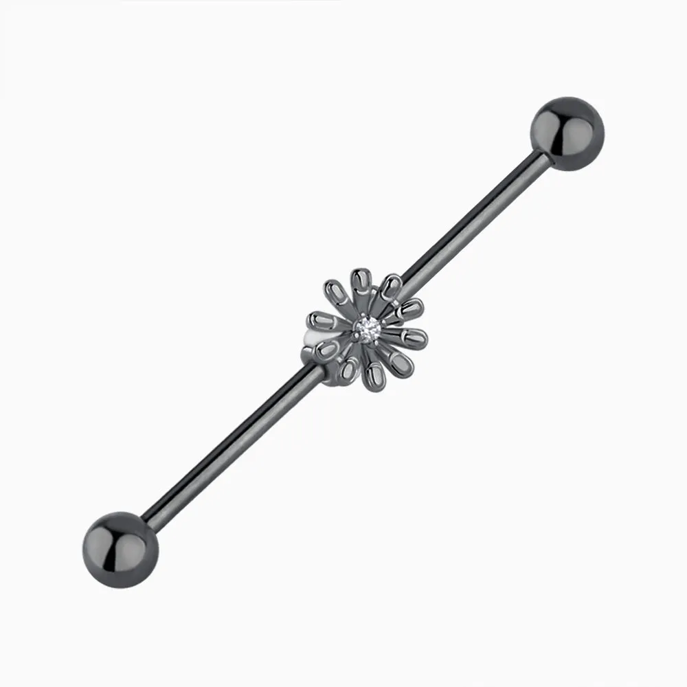 Flower Industrial Barbell