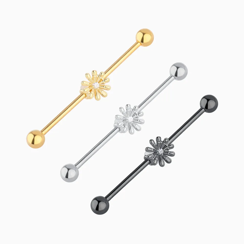 Flower Industrial Barbell