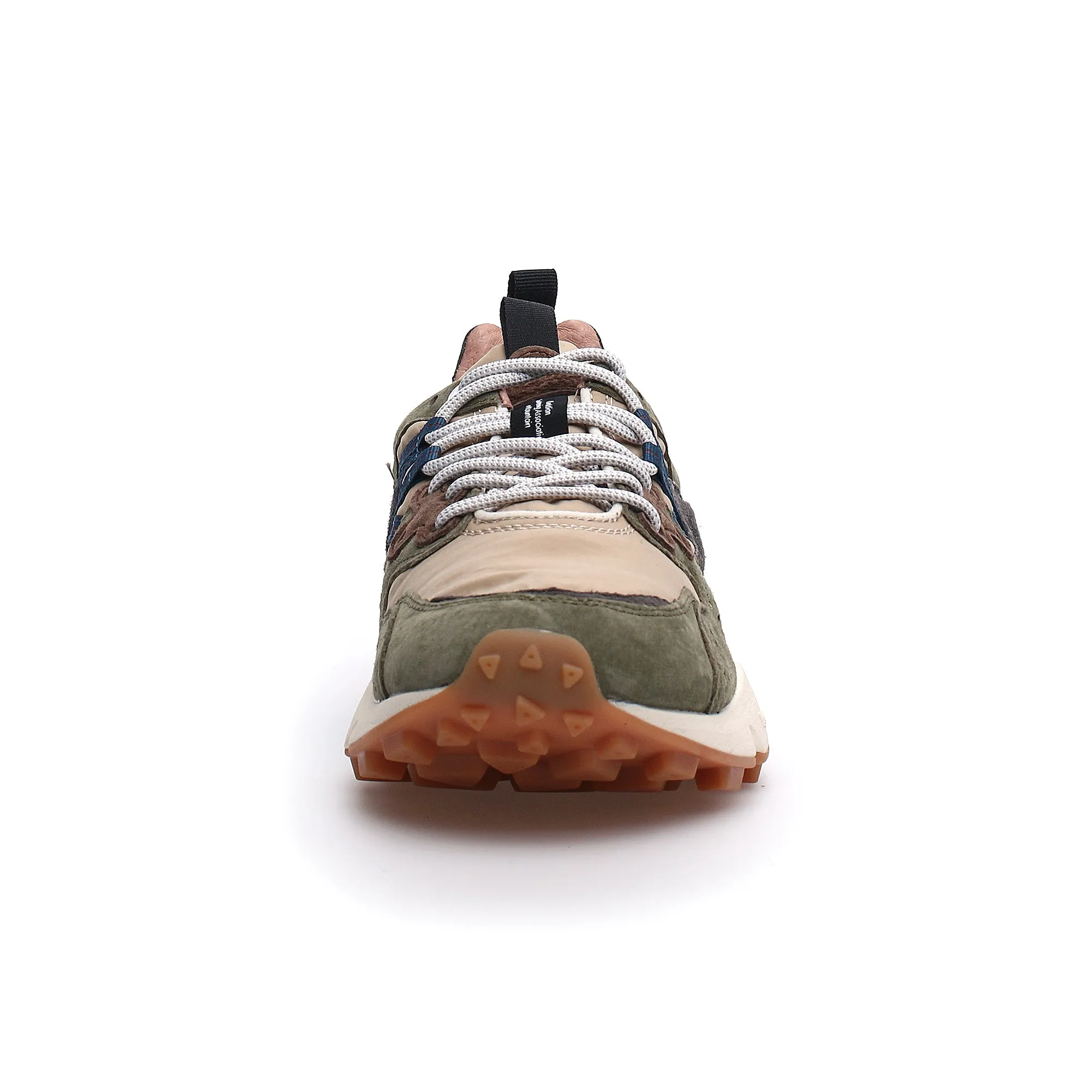 Flower Mountain Yamano 3 Trainers - Military/Beige/Navy