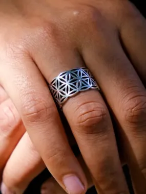 Flower of Life Ring