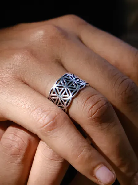 Flower of Life Ring